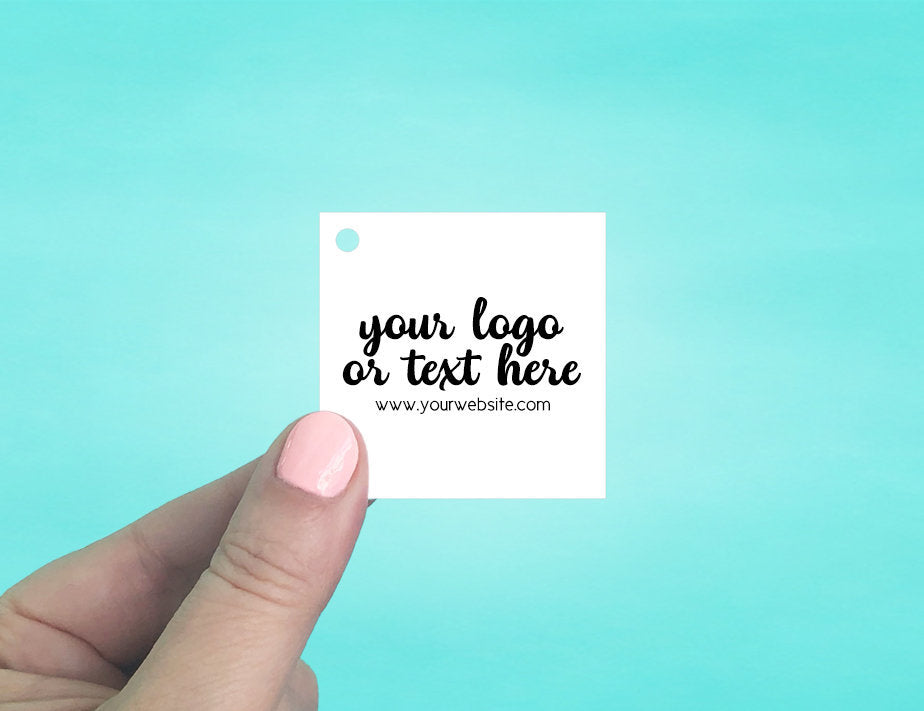 Square Hang Tags - 2x2" Set of 80