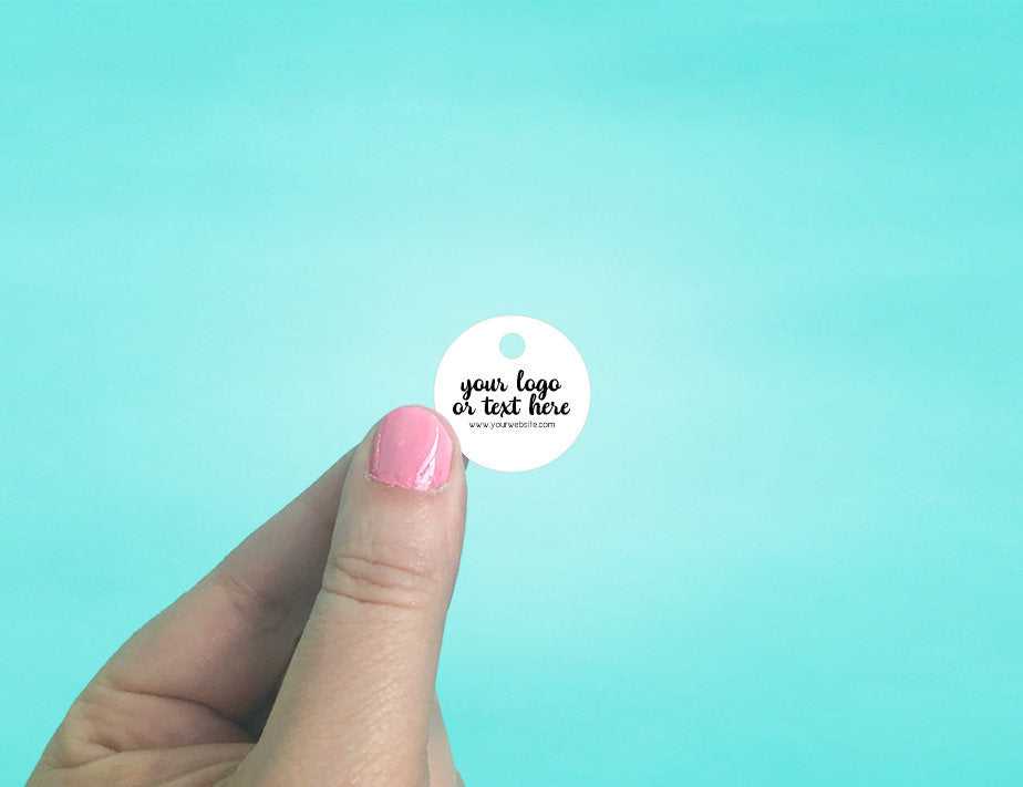 Round Hang Tags - 1x1" Set of 120