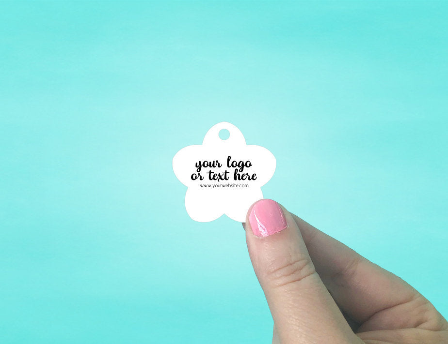 Flower Hang Tags - 1.5x1.5" Set of 120