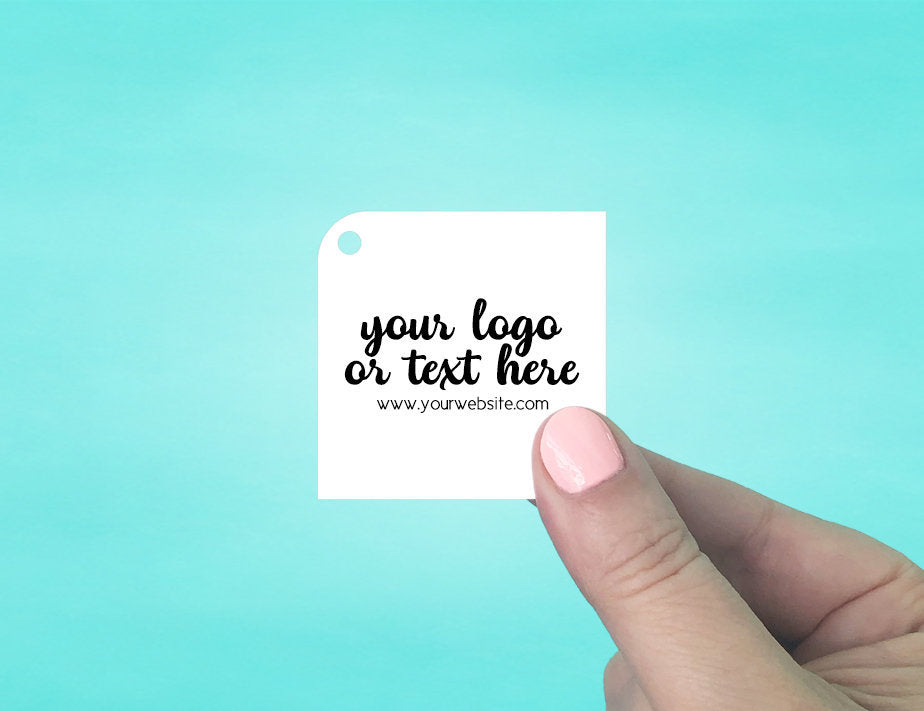 Square Leaf Hang Tags - 2x2" Set of 80